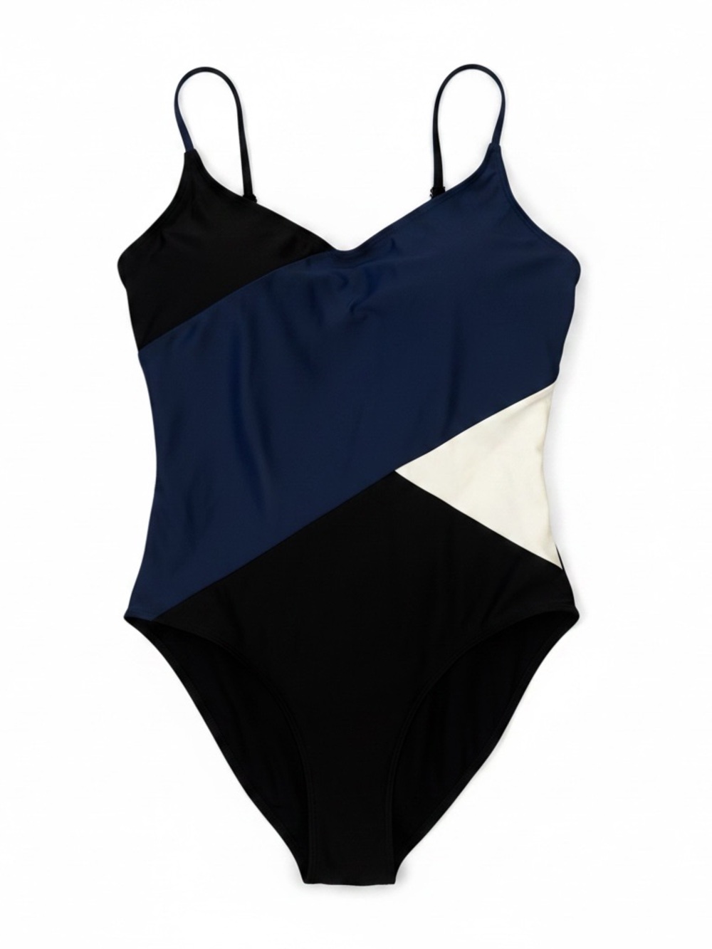 Summersalt Colorblock Navy, Black & White Women’s One-Piece Swimsuit